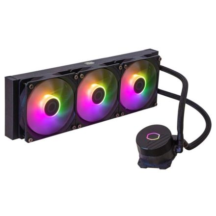 Cooler Master MASTERLIQUID 360L CORE ARGB vízhűtés 3 ventilátoros CPU hűtő fekete (MLW-D36M-A18PZ-R1)