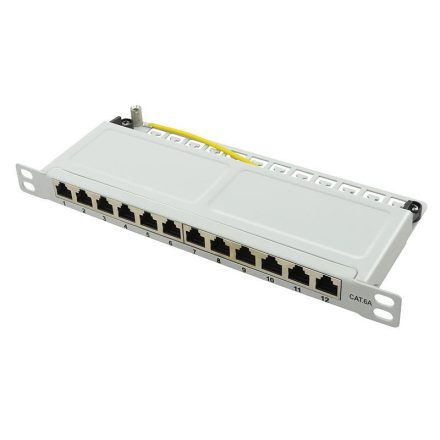 Logilink Cat.6A Patch Panel 12-port 10" STP szürke (NP0065)