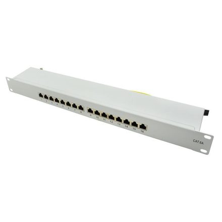 Logilink Cat.6A patch panel 16-port STP szürke (NP0075)