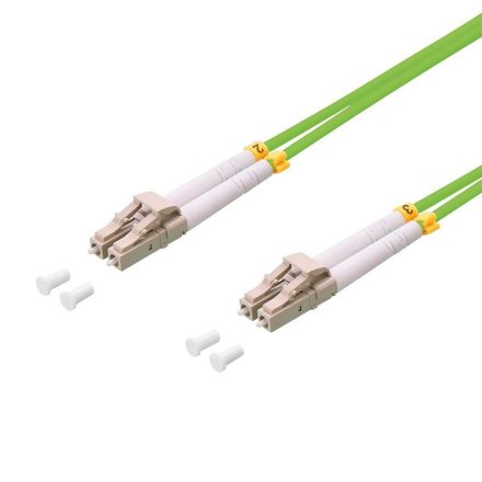 Logilink Fiber duplex patch kábel OM5 50/125 LC-LC 0,5 m lime zöld (FP5LC00)