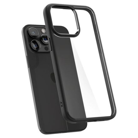 Spigen Ultra Hybrid iPhone 15 Pro tok átlátszó-fekete (ACS06713)