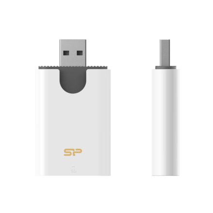 Silicon Power Combo USB 3.2 kártyaolvasó fehér (SPU3AT5REDEL300W)