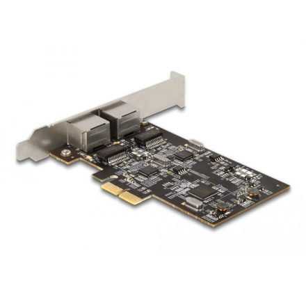 Delock PCI Express x2 kártya 2 x 2,5 Gigabit LAN i225-höz (89392)