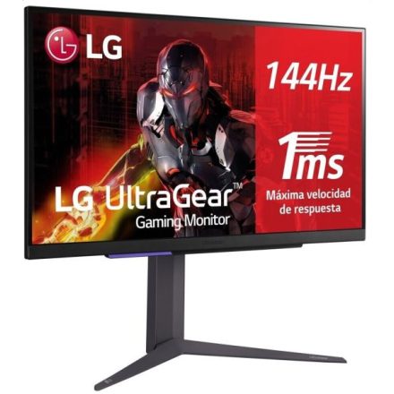 27" LG  27GR93U-B UHD Gaming monitor fekete