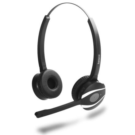 HAMECO HS-8020D-BT stereo headset fekete