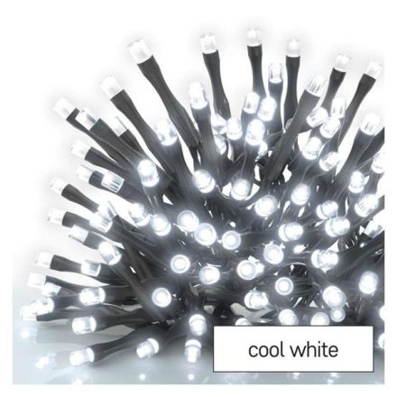 Emos LED fényfüzér függöny 1x2m 100LED IP44 hideg (D1EC01)