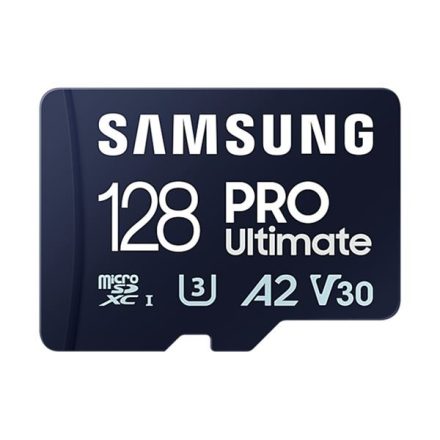128GB Samsung microSDXC PRO Ultimate CL10 U3 A2 V30 memóriakártya + kártyaolvasó (MB-MY128SB/WW)