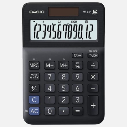 Casio MS-20F asztali számológép fekete