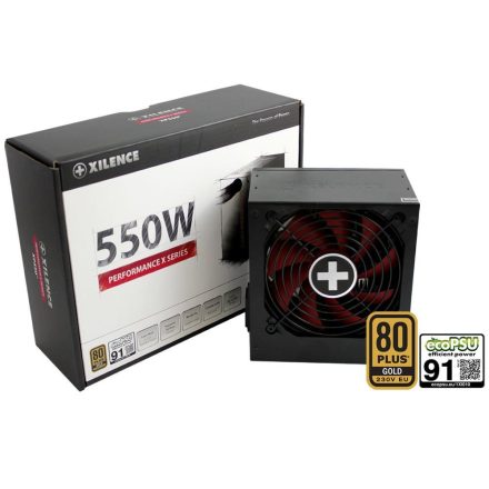 Xilence 550W 80+ Gold Performance X tápegység