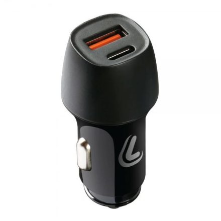 Lampa PowerTec Szivargyújtós USB gyorstöltő USB-A/Type-C 12/24V (0138718)