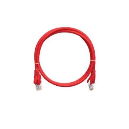 Nikomax patch kábel S/FTP, CAT6a, PVC, 1m, piros (NMC-PC4SA55B-010-RD)