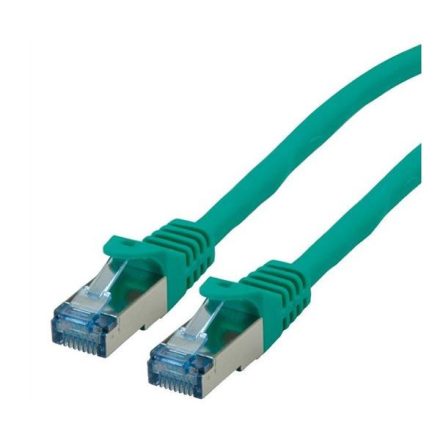 Roline S/FTP, CAT6a, LSOH, patch kábel 1m zöld (21.15.2831-100)