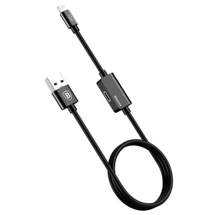 Baseus USB-A - Lightning töltőkábel 1m fekete (CALYU-01)