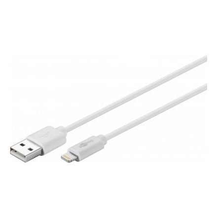 Goobay USB-A - Lightning kábel 2 m fehér (43597 )