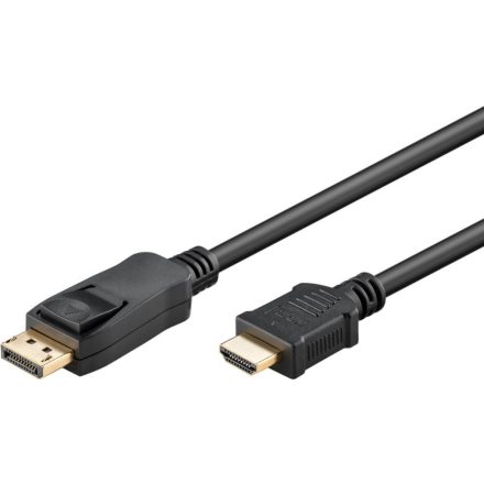 Goobay DisplayPort v1.1 - HDMI kábel 3m fekete (51958)