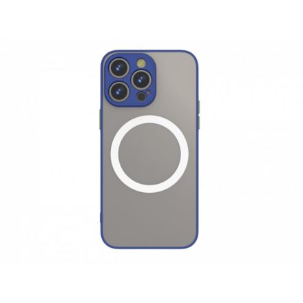 Cellect iPhone 14 Plus mágneses műanyag tok kék-zöld (CEL-MATTM-IPH14P-BLG)