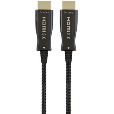 Gembird HDMI 2.0 -> HDMI 2.0 M/M video kábel 80m fekete (CCBP-HDMI-AOC-80M)