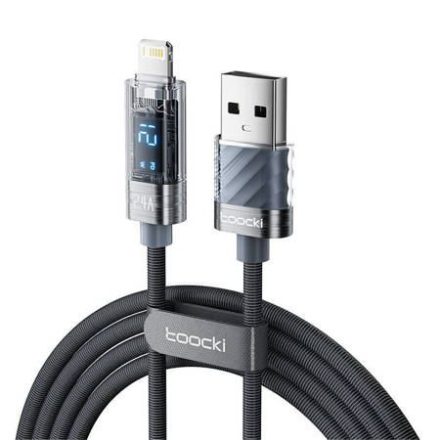 Toocki töltőkábel USB-C - Lightning 12W 1m szürke (TXCLZX0G-01)