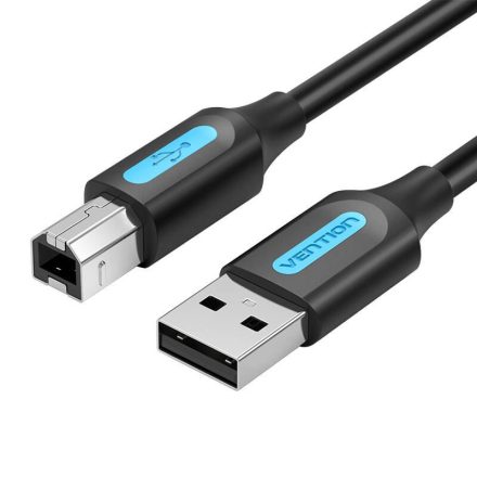 Vention USB-A - USB-B kábel 3m fekete (COQBI)