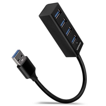 Axagon HUAX517 4 portos USB3.0 HUB fekete