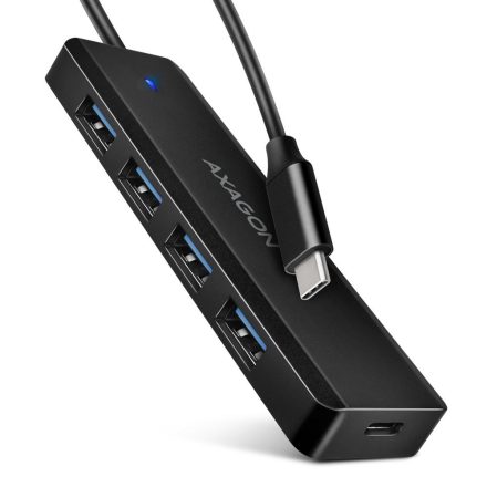 Axagon HUAX004 utazó 4 portos USB3.0 HUB fekete