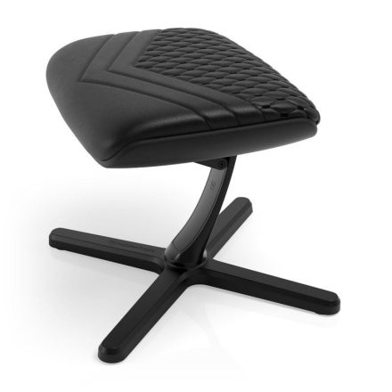 noblechairs Footrest2 bőr lábtartó fekete (NBL-FR-RL-BLK)