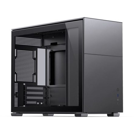 Jonsbo D31 STD Black táp nélküli ablakos mATX ház fekete