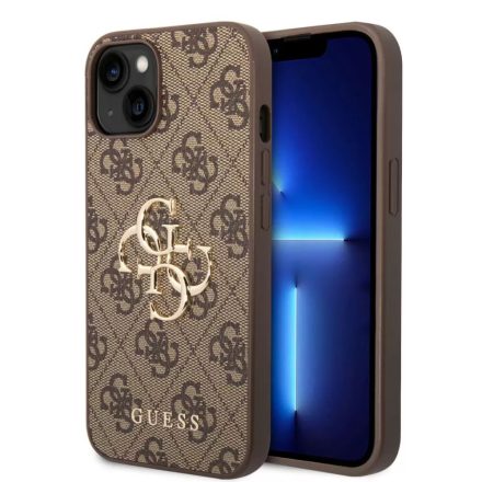 Guess 4G Big Metal Logo Apple iPhone 15 Plus tok barna (GUHCP15M4GMGBR)