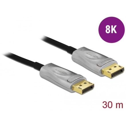 Delock Aktív optikai kábel DisplayPort 1.4 8K 30m (85889)