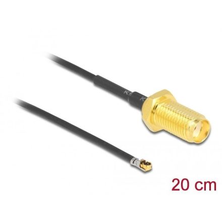 Delock Antenna kábel SMA anya-apa MHF  4L LK-dugó 1.37 20cm (12662)