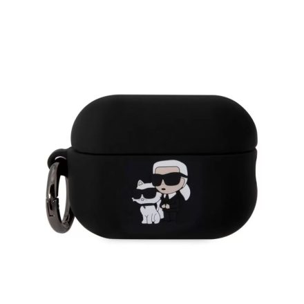 Karl Lagerfeld 3D Logo AirPods Pro 2 tok fekete (KLAP2RUNKC)