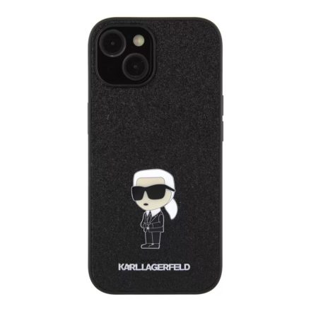 Karl Lagerfeld Apple iPhone 15 tok fekete (KLHCP15SGKNPSK)