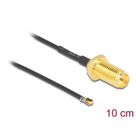 Delock antenna kábel RP-SMA anya-apa MHF 4L LK-dugó 1.37 10cm (12654)