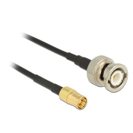 Delock atenna Kábel BNC Plug > SMB Plug RG-174 2m (12497)