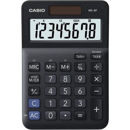 Casio MS-8F asztali számológép fekete