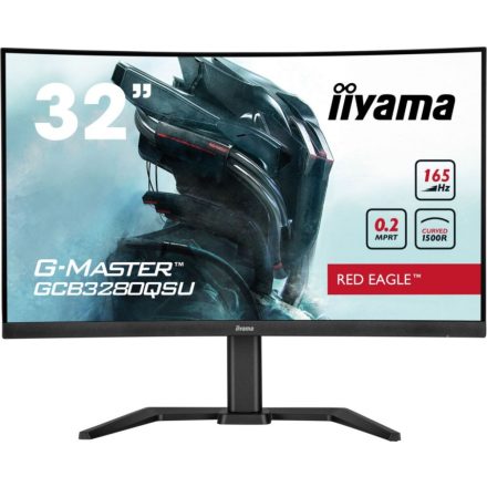 32" iiyama G-Master Red Eagle GCB3280QSU-B1 ívelt LCD monitor