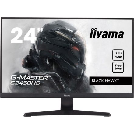 24" iiyama G-Master Black Hawk G2450HS-B1 LED monitor fekete