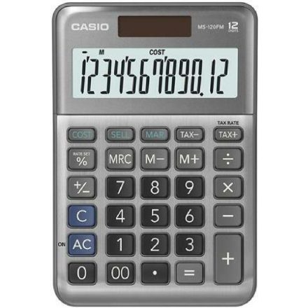 Casio MS-120FM asztali számológép szürke