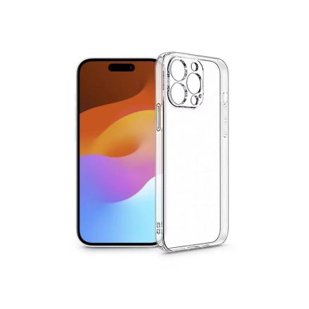 Haffner Clear Case Apple iPhone 15 Plus szilikon tok átlátszó (PT-6801)