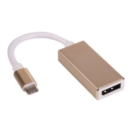 Akyga USB type C - DisplayPort adapter arany (AK-AD-56)