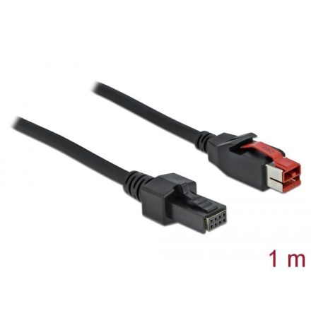 Delock Powered USB kábel apa 24 V > 2 x 4 tűs apa 1m (85950)