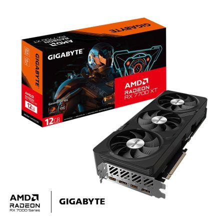 Gigabyte Radeon RX 7700 XT GAMING OC 12G videokártya (GV-R77XTGAMING OC-12GD)