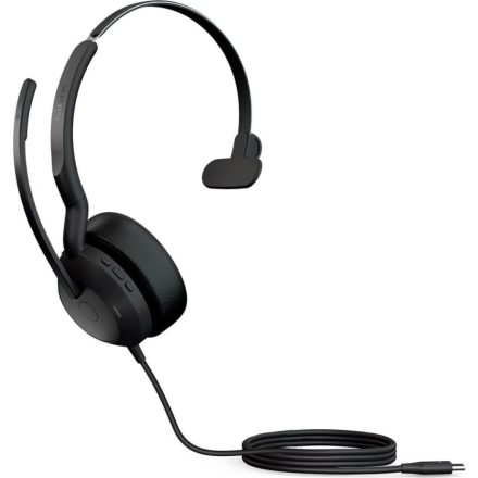 Jabra Evolve2 50 USB-C UC mono headset fekete (25089-889-899)