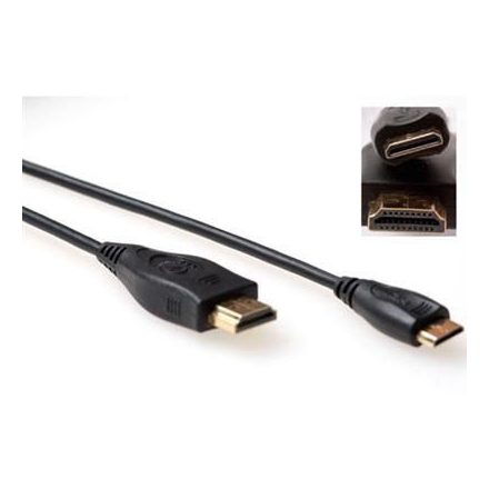 ACT HDMI v1.4 high speed video kábel 1m fekete (AK3671)