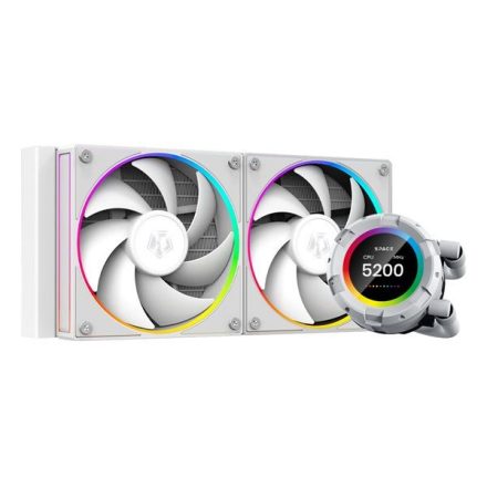 ID-Cooling Space SL240 WHITE CPU vízhűtés fehér