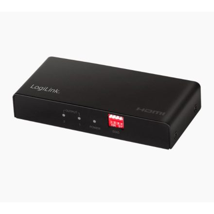 Logilink HDMI elosztó 1x2 port 4K/60 Hz HDCP EDID HDR CEC (HD0033)