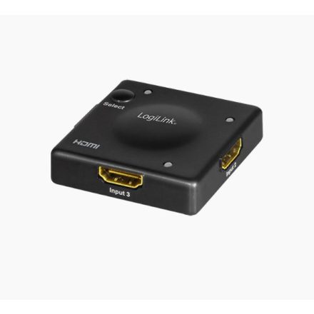 Logilink HDMI kapcsoló 3x1 port 1080p/60 Hz HDCP CEC mini (HD0041)