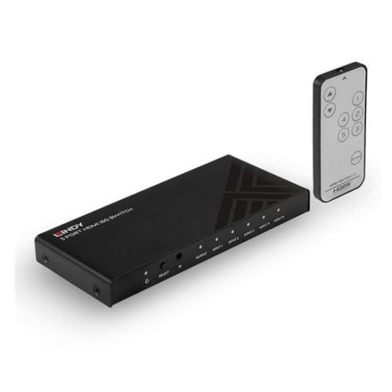 Lindy HDMI Switch 5 port 18G távirányítóval (38233)