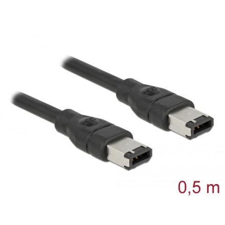 Delock FireWire 6 érintkezős > 6 érintkezős kábel 0,5m (83273)