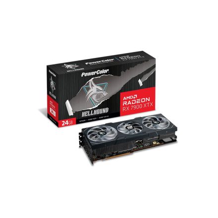 PowerColor Radeon RX 7900 XTX 24GB Hellhound videokártya (RX 7900 XTX 24G-L/OC)